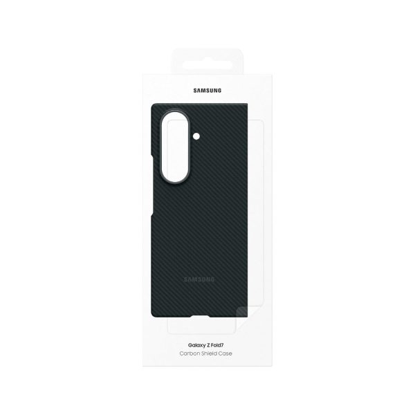 Samsung Z Fold 7 Carbon Shield Case Black (2)