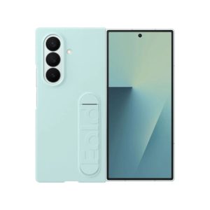 Samsung Z Fold 7 Silicone Grip Case With Stand Mint