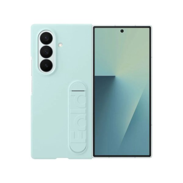 Samsung Z Fold 7 Silicone Grip Case With Stand Mint
