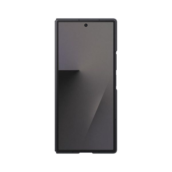Samsung Z Fold 7 Silicone Grip Case with Stand Blk (4)