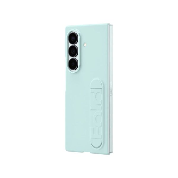 Samsung Z Fold 7 Silicone Grip Case with Stand Mint (10)