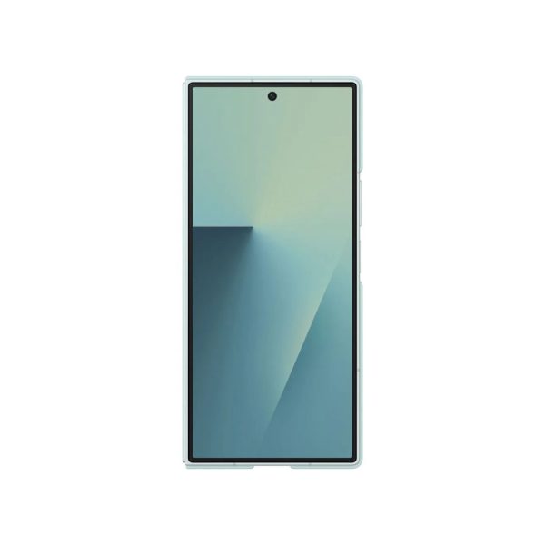 Samsung Z Fold 7 Silicone Grip Case with Stand Mint (8)