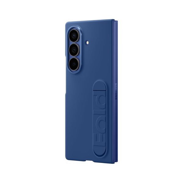 Samsung Z Fold 7 Silicone Grip Case with Stand Navy (4)