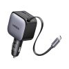 UGREEN 60W With Built in 30W USB C Cable Car Charger (1)
