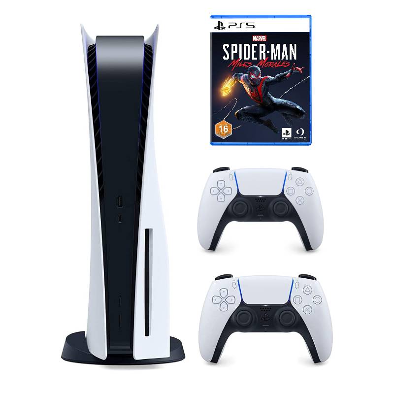 PS5 DualSense Controller & Marvel's Spider-Man: Miles Morales Game
